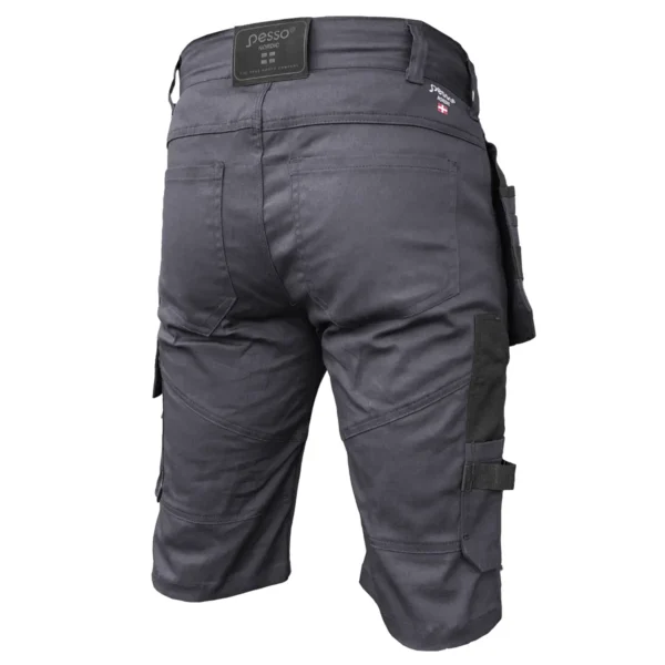 Work shorts Pesso Twill Stretch, KSSTRETCHP, grey | darborubai.lt