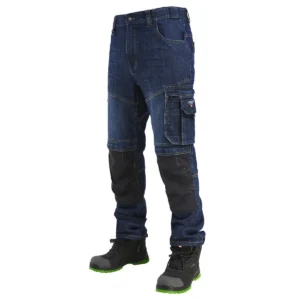 Darbo kelnės Pesso Denim Flex Ultimate Strech 155, mėlynos | darborubai.lt