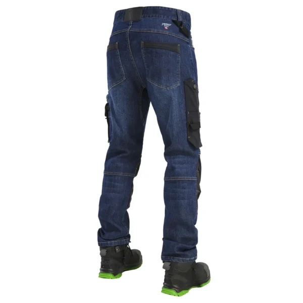 Darbo kelnės Pesso Denim Flex Ultimate Strech 155, mėlynos | darborubai.lt