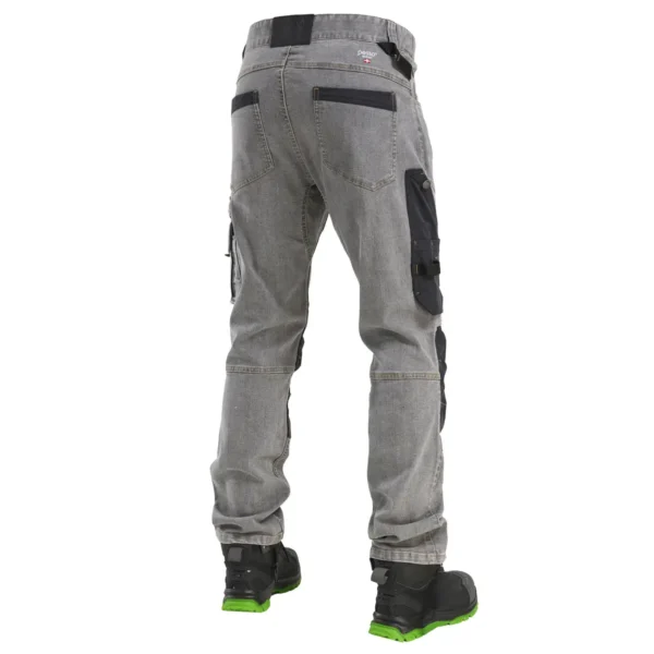 Darbo kelnės Pesso Denim Flex Ultimate Strech 155, pilkos | darborubai.lt