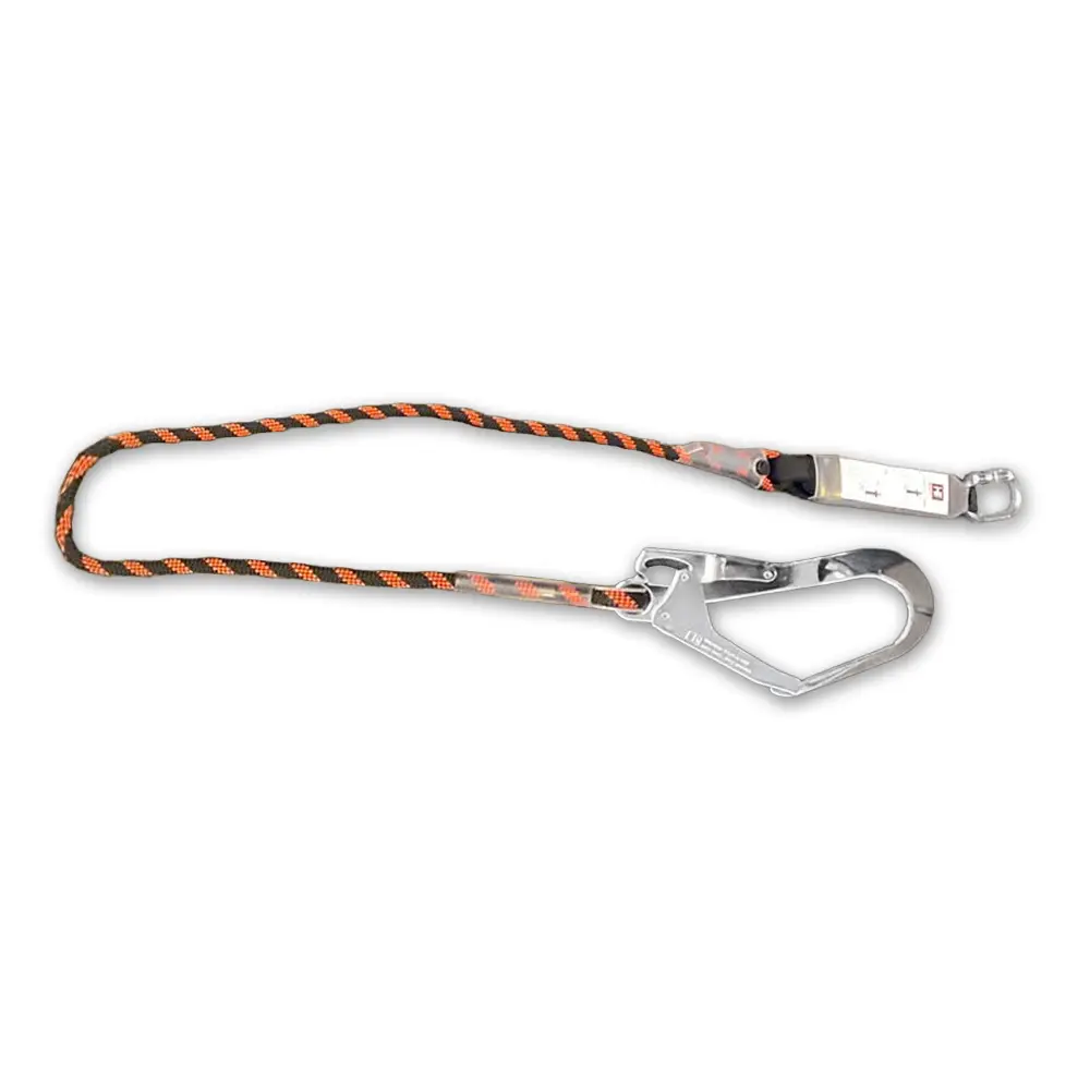 Apsauginis lynas su absorberiu ir dviem karabinais HT Safety 507