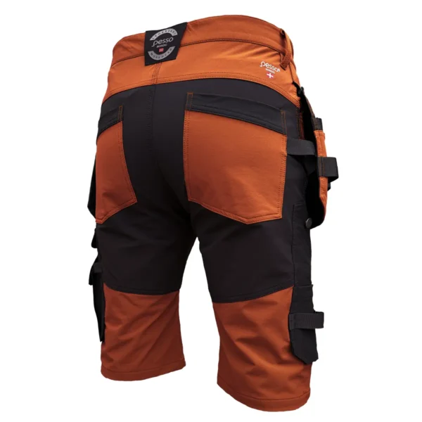 Workwear shorts Pesso Nexus Flexpro 185, Mountain Brown