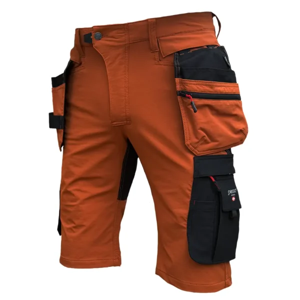 Workwear shorts Pesso Nexus Flexpro 185, Mountain Brown