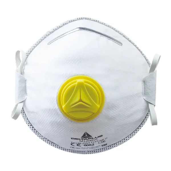 Vienkartiniai respiratoriai Delta Plus M1200V FFP2 su vožtuvu, 10 vnt.