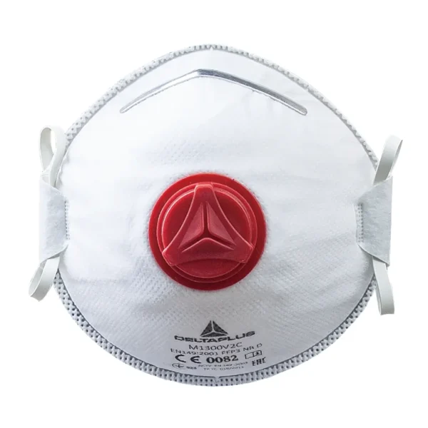 Vienkartiniai respiratoriai Delta Plus M1300V2 FFP3 su vožtuvu, 10 vnt.