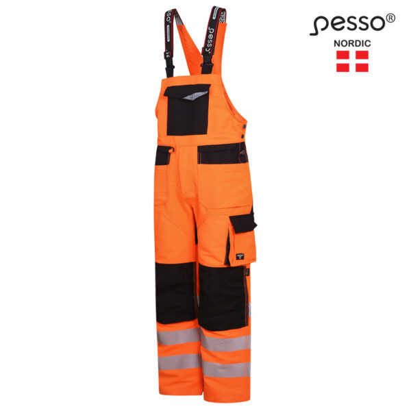 Workwear bibpants Pesso Uranus Flexpro DP135OR, orange