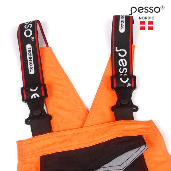 Workwear bibpants Pesso Uranus Flexpro DP135OR, orange